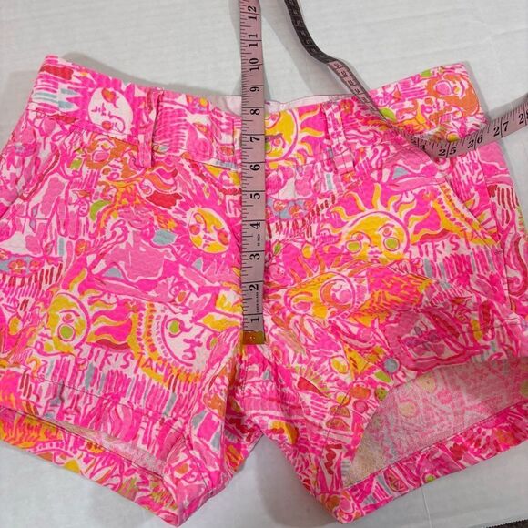 Lilly Pulitzer Callahan 5” Shorts Pink Pout More KINIS in The Keys Size 2 - Picture 16 of 16